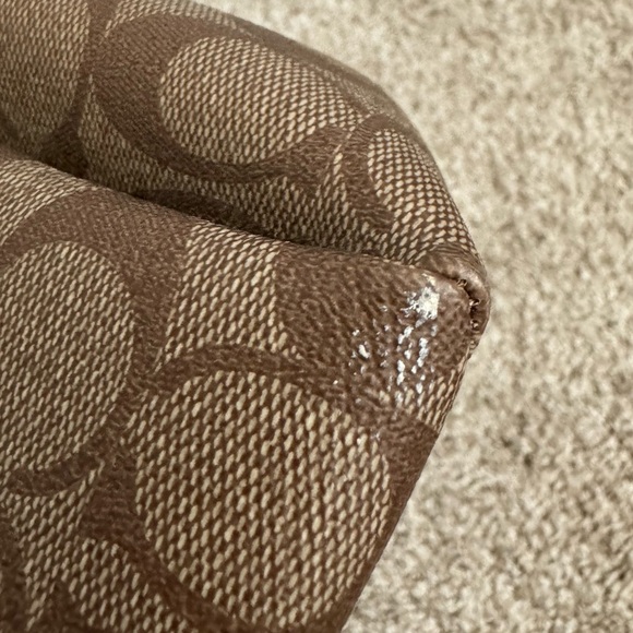 💕Beautiful💕 COACH Sage Series Crossbody monogram signature handbag purse - Picture 12 of 16